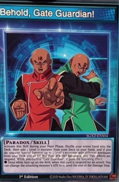 Behold, Gate Guardian! SGX2-ENS04 – Speed Duel GX: Midterm Paradox