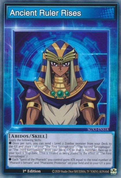Ancient Ruler Rises SGX3-ENS18 – Speed Duel GX: Duelists of Shadows