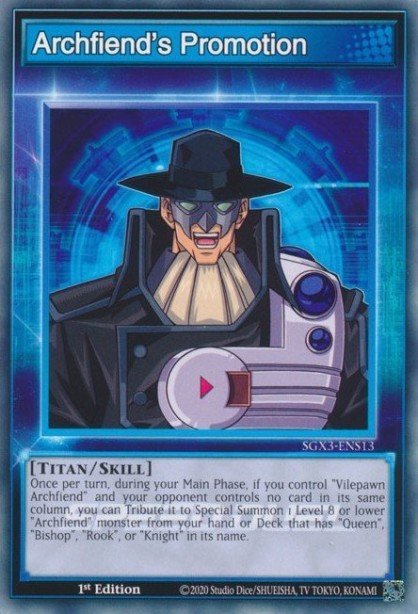 Archfiend's Promotion SGX3-ENS13 – Speed Duel GX: Duelists of Shadows