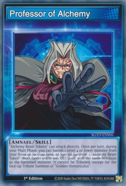 Professor of Alchemy SGX3-ENS06 – Speed Duel GX: Duelists of Shadows