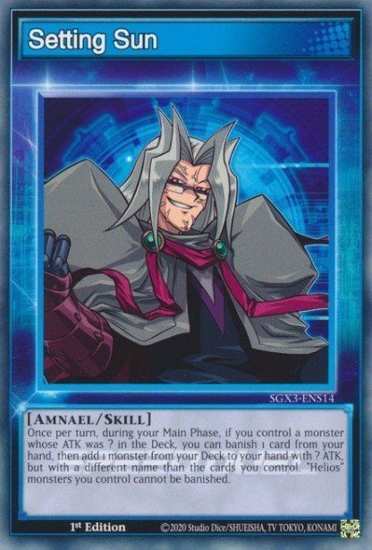 Setting Sun SGX3-ENS14 – Speed Duel GX: Duelists of Shadows
