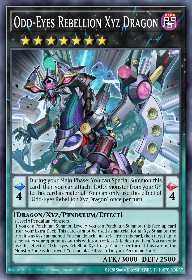 Odd-Eyes Rebellion Xyz Dragon BLMR-EN005 – Battles of Legend: Monstrous Revenge