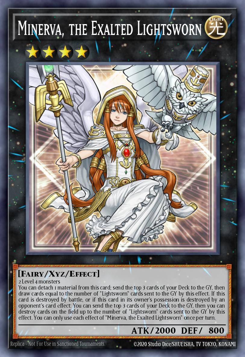 Minerva, the Exalted Lightsworn BLLR-EN044 – Battles of Legend: Light's Revenge