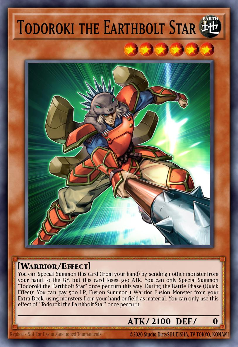 Todoroki the Earthbolt Star BLCR-EN035 – Battles of Legend: Crystal Revenge