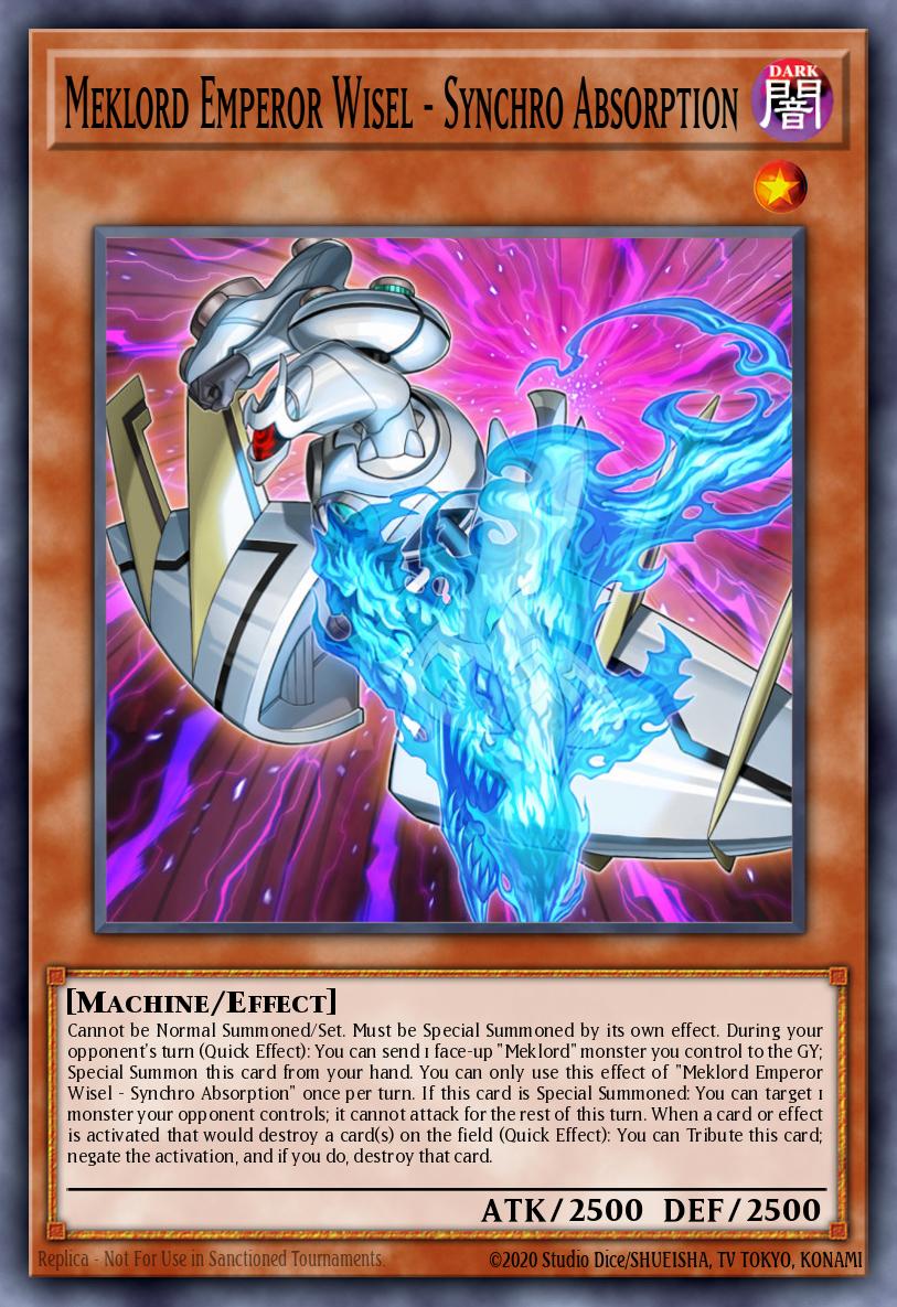 Meklord Emperor Wisel - Synchro Absorption LED7-EN017 – Legendary Duelists: Rage of Ra