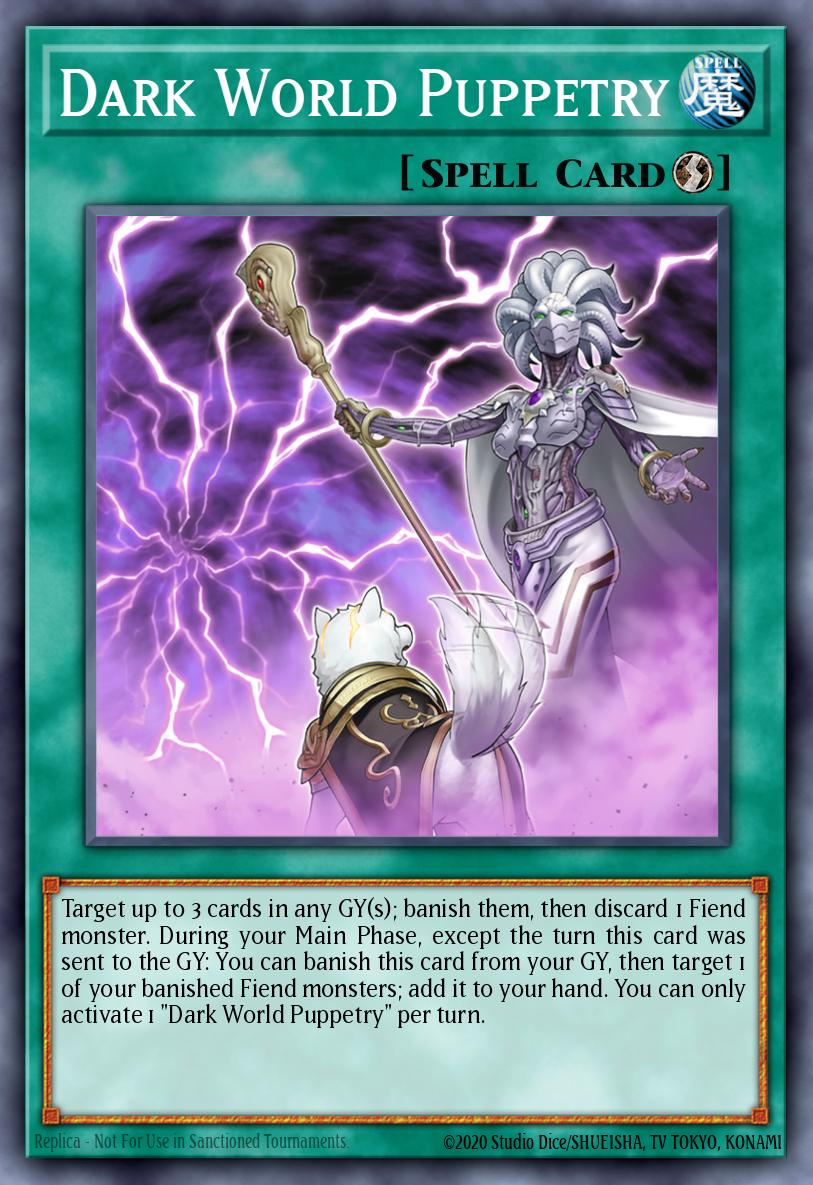 Dark World Puppetry SR13-EN025 – Structure Deck: Dark World