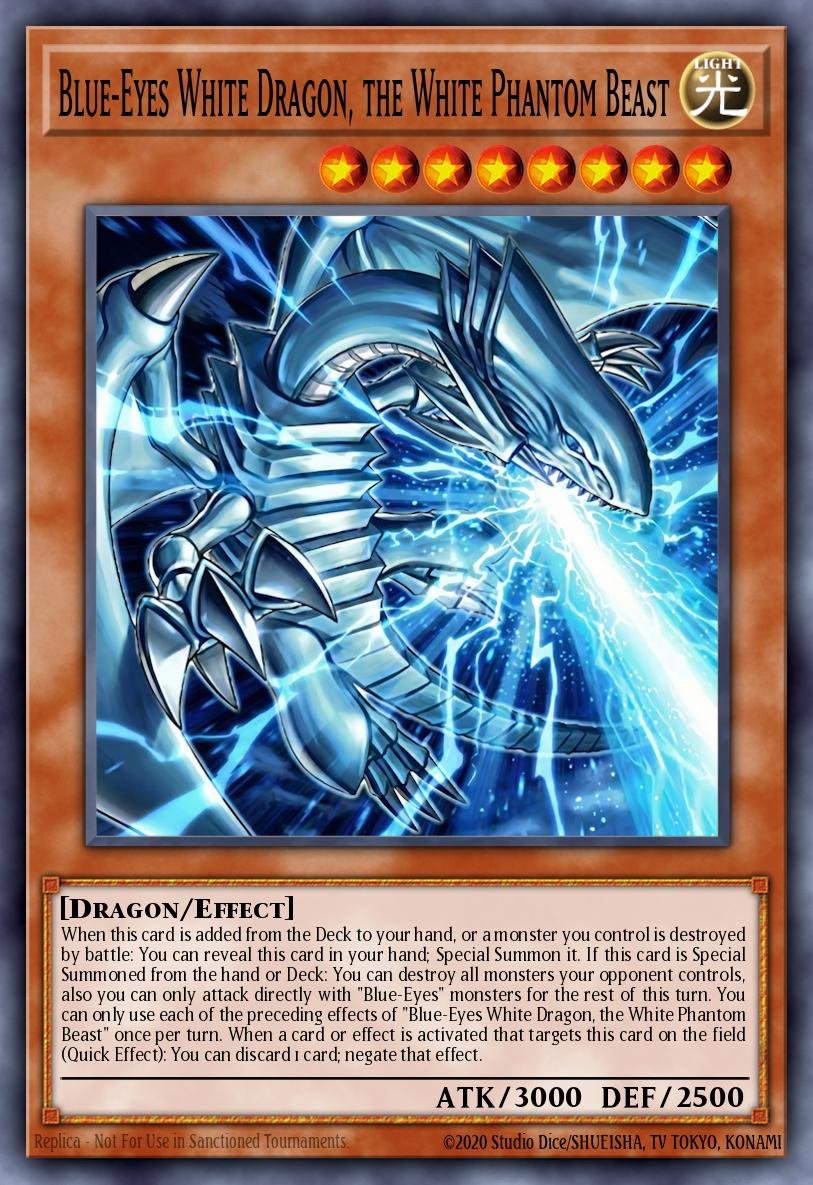 Blue-Eyes White Dragon, the White Phantom Beast MAMS-EN001 – Magnificent Maestros