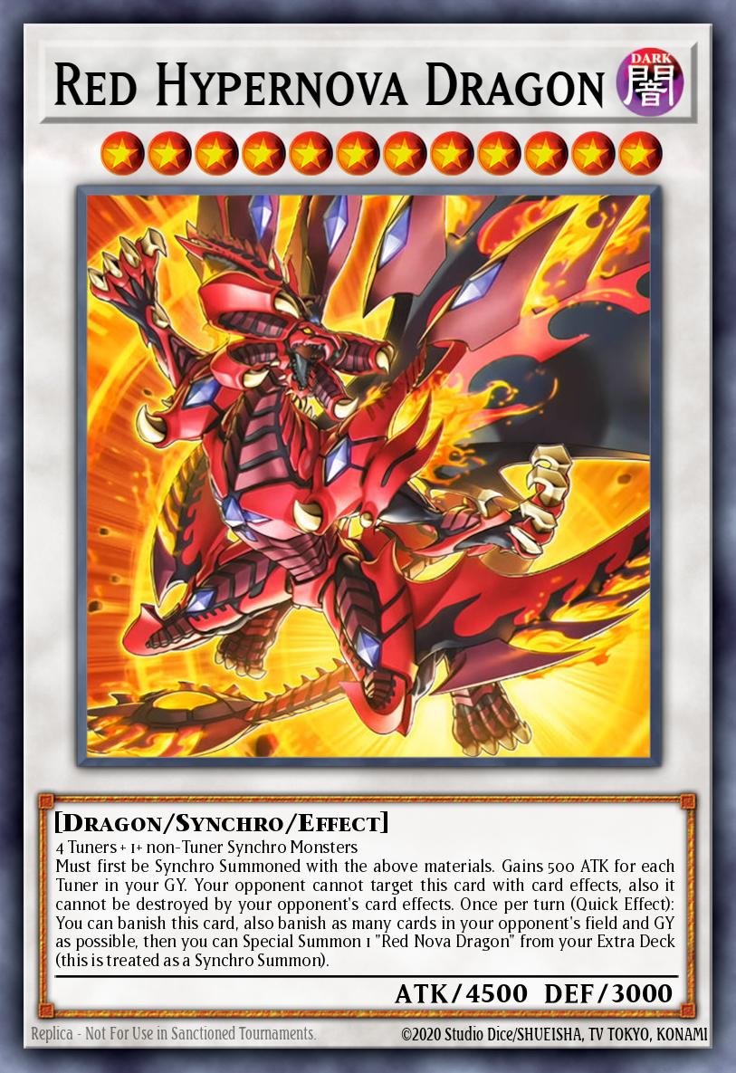 Red Hypernova Dragon BLZD-EN038 – Blazing Dominion