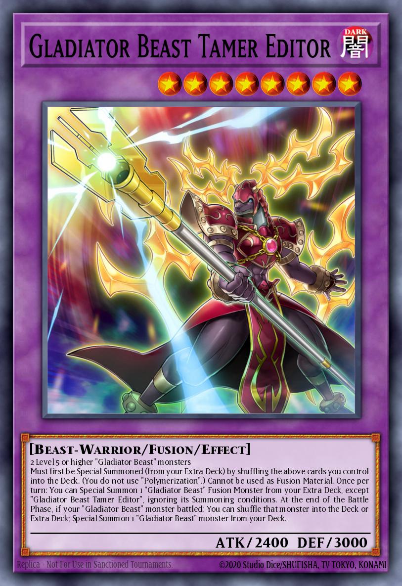 Gladiator Beast Tamer Editor BLLR-EN023 – Battles of Legend: Light's Revenge