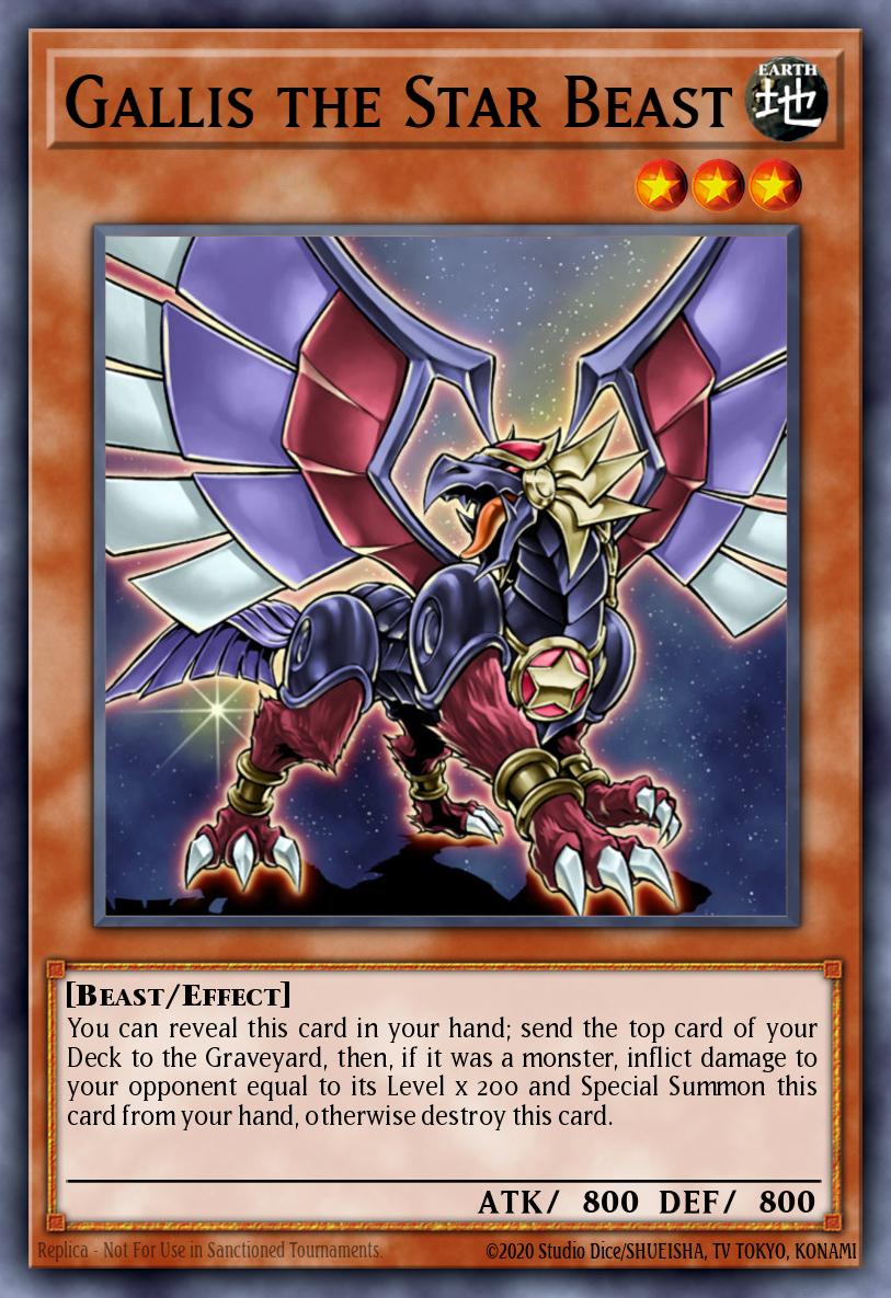 Gallis the Star Beast LCGX-EN041 – Legendary Collection 2: The Duel Academy Years Mega Pack