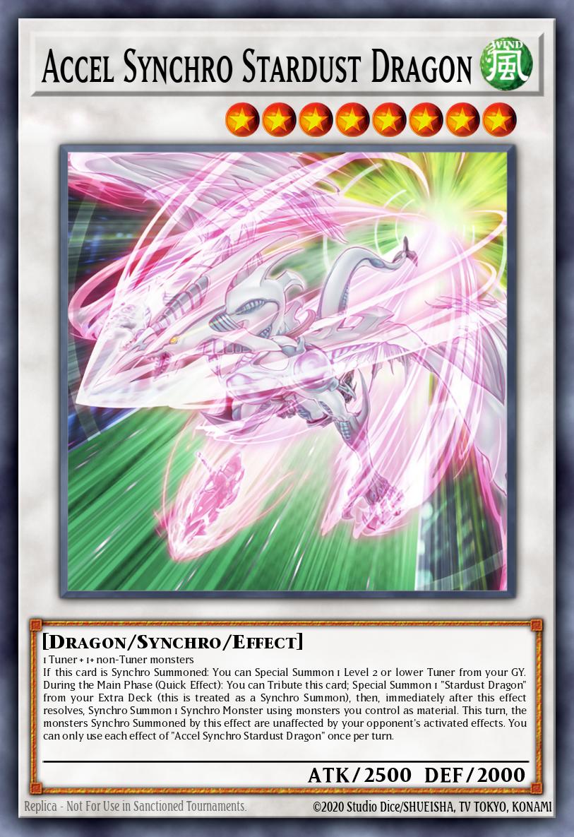 Accel Synchro Stardust Dragon MAZE-EN019 – Maze of Memories