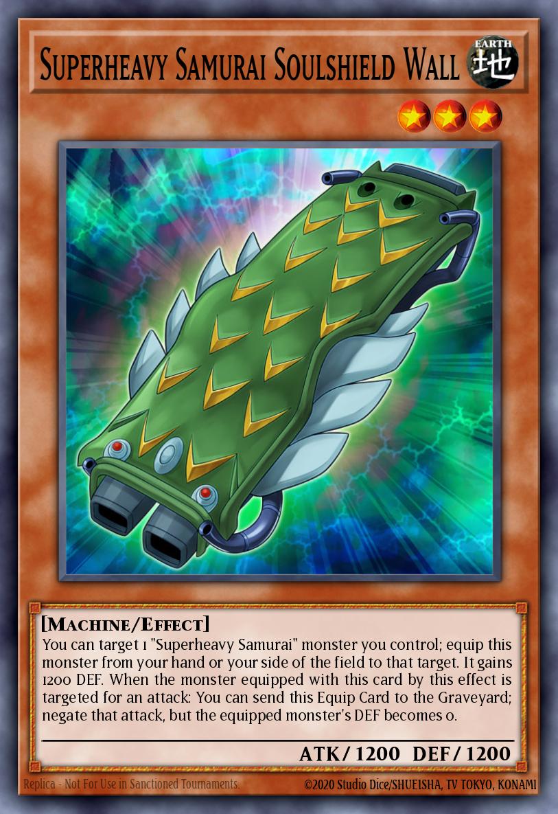Superheavy Samurai Soulshield Wall NECH-EN011 – The New Challengers