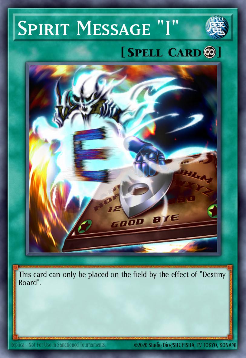 Spirit Message "I" DPRP-EN042 – Duelist Pack: Rivals of the Pharaoh