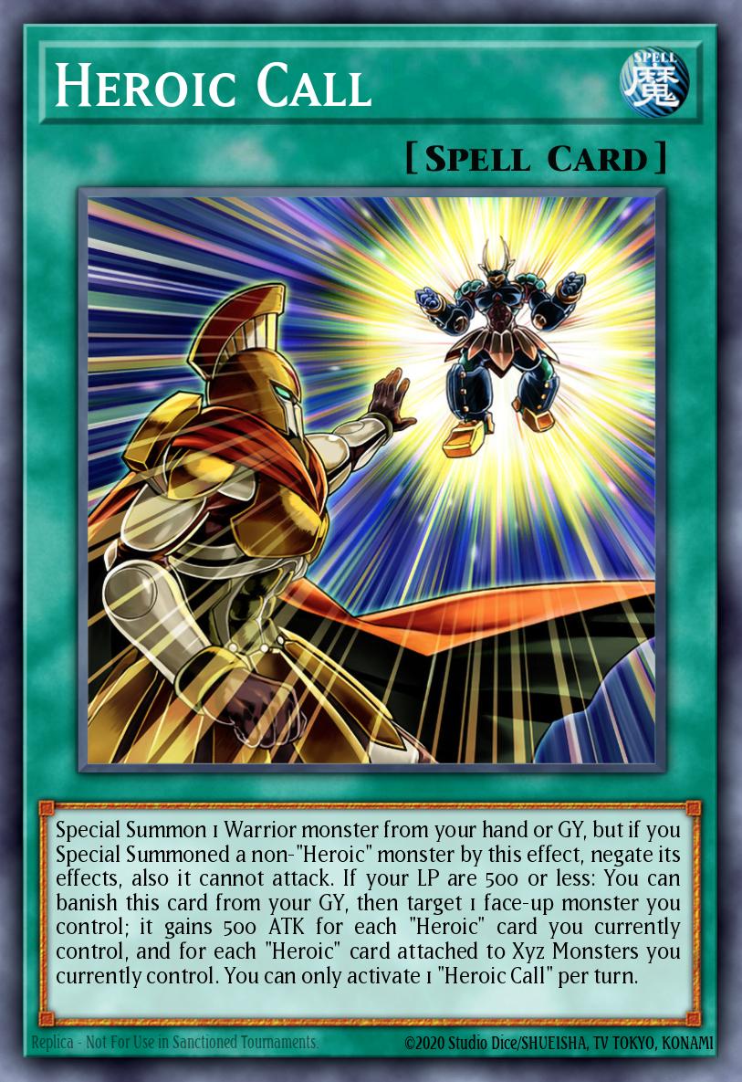 Heroic Call BLCR-EN026 – Battles of Legend: Crystal Revenge