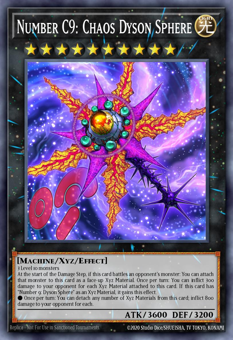 Number C9: Chaos Dyson Sphere PGLD-EN022 – Premium Gold