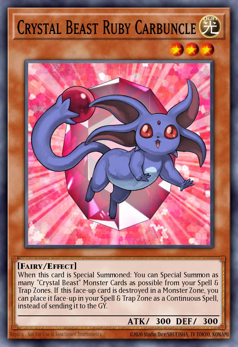 Crystal Beast Ruby Carbuncle LCGX-EN155 – Legendary Collection 2: The Duel Academy Years Mega Pack