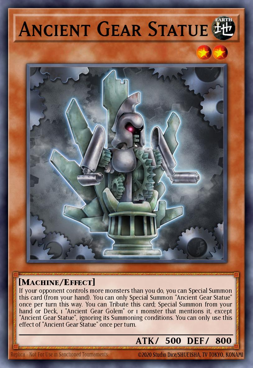 Ancient Gear Statue MZTM-EN045 – Maze of the Master