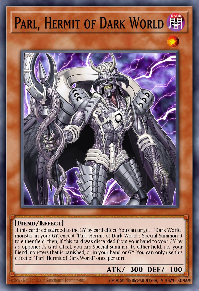 Parl, Hermit of Dark World SR13-EN003 – Structure Deck: Dark World