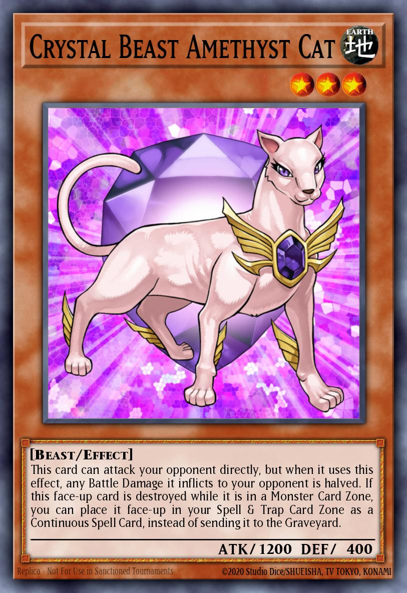 Crystal Beast Amethyst Cat DP07-EN002 – Duelist Pack: Jesse Anderson
