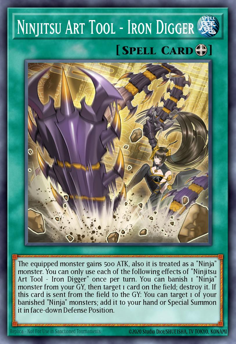 Ninjitsu Art Tool - Iron Digger DABL-EN062 – Darkwing Blast