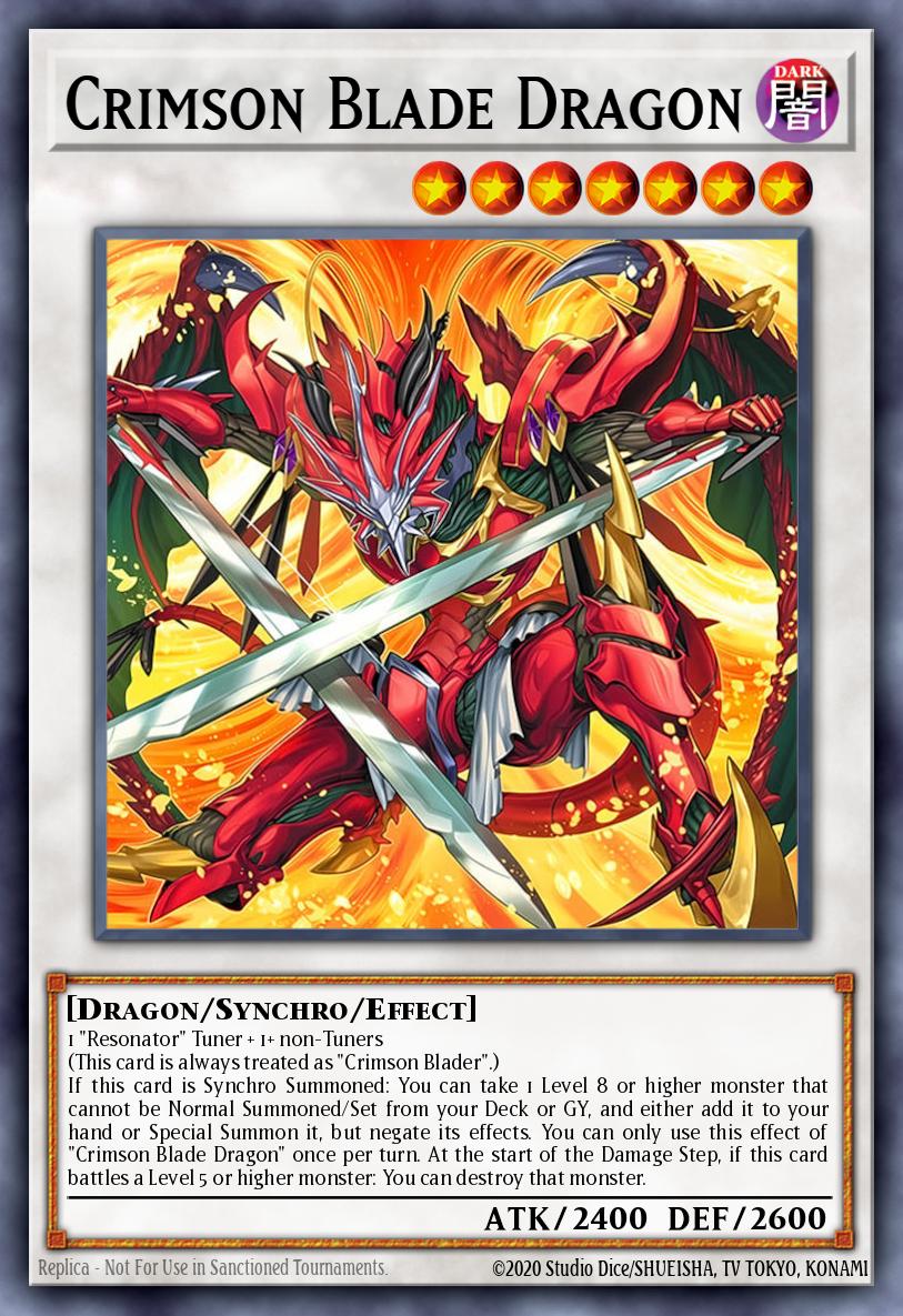Crimson Blade Dragon BLZD-EN037 – Blazing Dominion