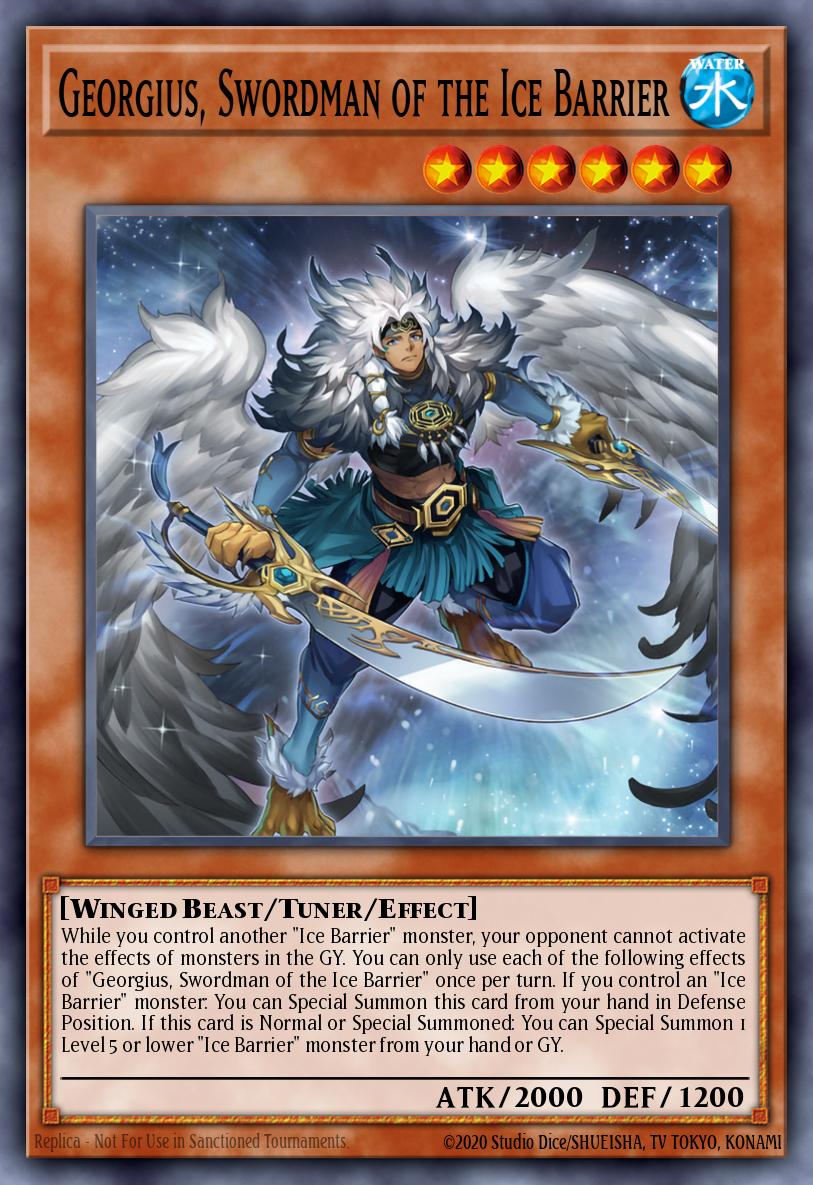 Georgius, Swordman of the Ice Barrier BLTR-EN006 – Battles of Legend: Terminal Revenge