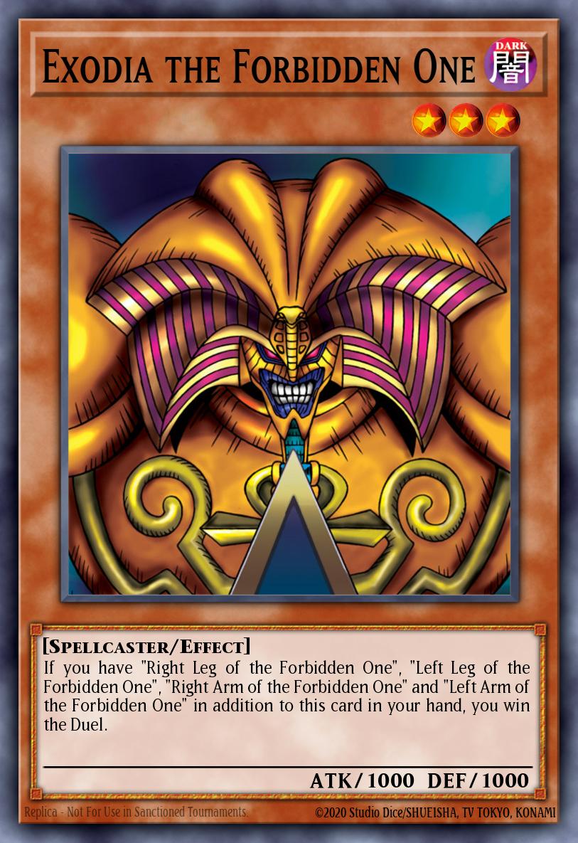 Exodia the Forbidden One LOB-EN124 – Legend of Blue Eyes White Dragon