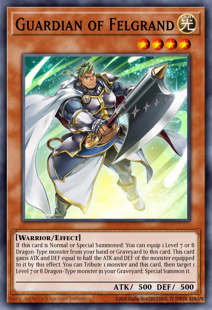 Guardian of Felgrand SR02-EN004 – Rise of the True Dragons Structure Deck