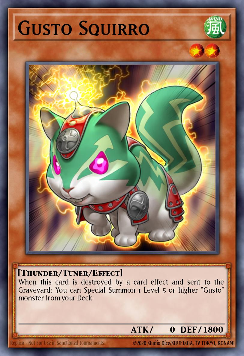 Gusto Squirro DT06-EN026 – Duel Terminal 6a