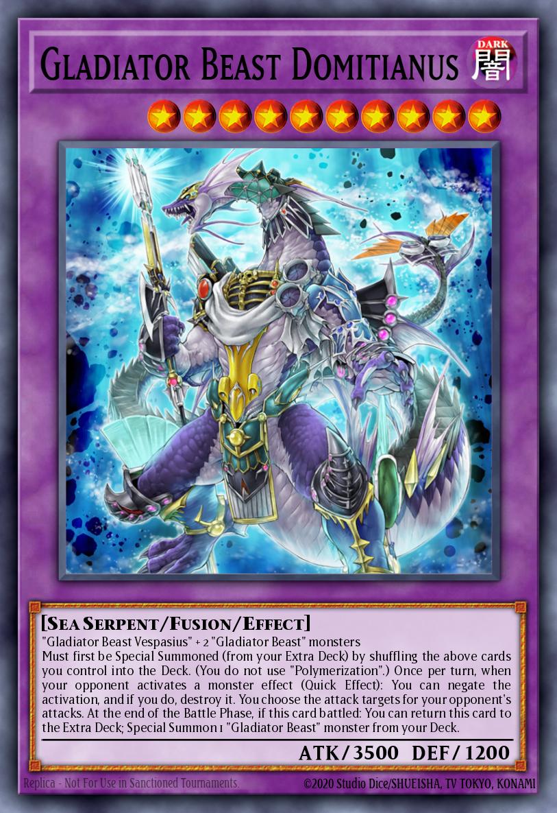 Gladiator Beast Domitianus MP20-EN165 – 2020 Tin of Lost Memories Mega Pack
