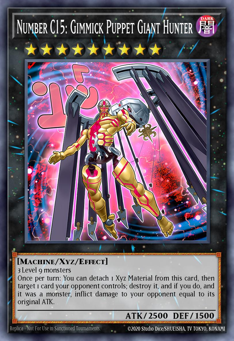 Number C15: Gimmick Puppet Giant Hunter PGLD-EN019 – Premium Gold