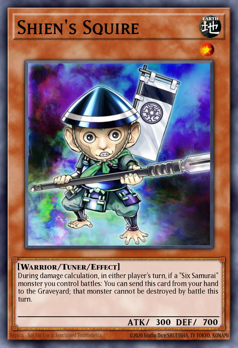 Shien's Squire SDWA-EN019 – Samurai Warlords Structure Deck