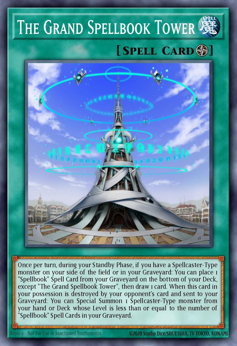 The Grand Spellbook Tower PGL2-EN057 – Premium Gold: Return of the Bling