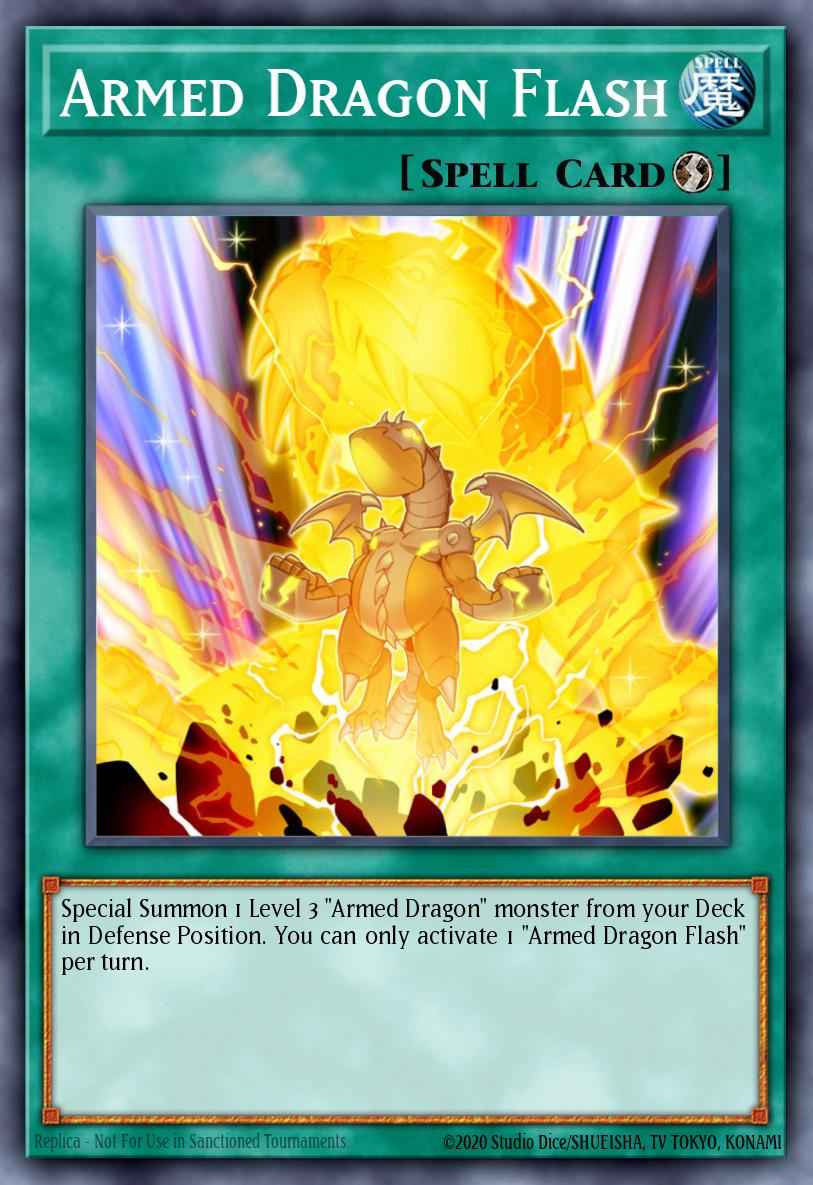 Armed Dragon Flash BLVO-ENSP1 – Blazing Vortex Premiere! promotional card