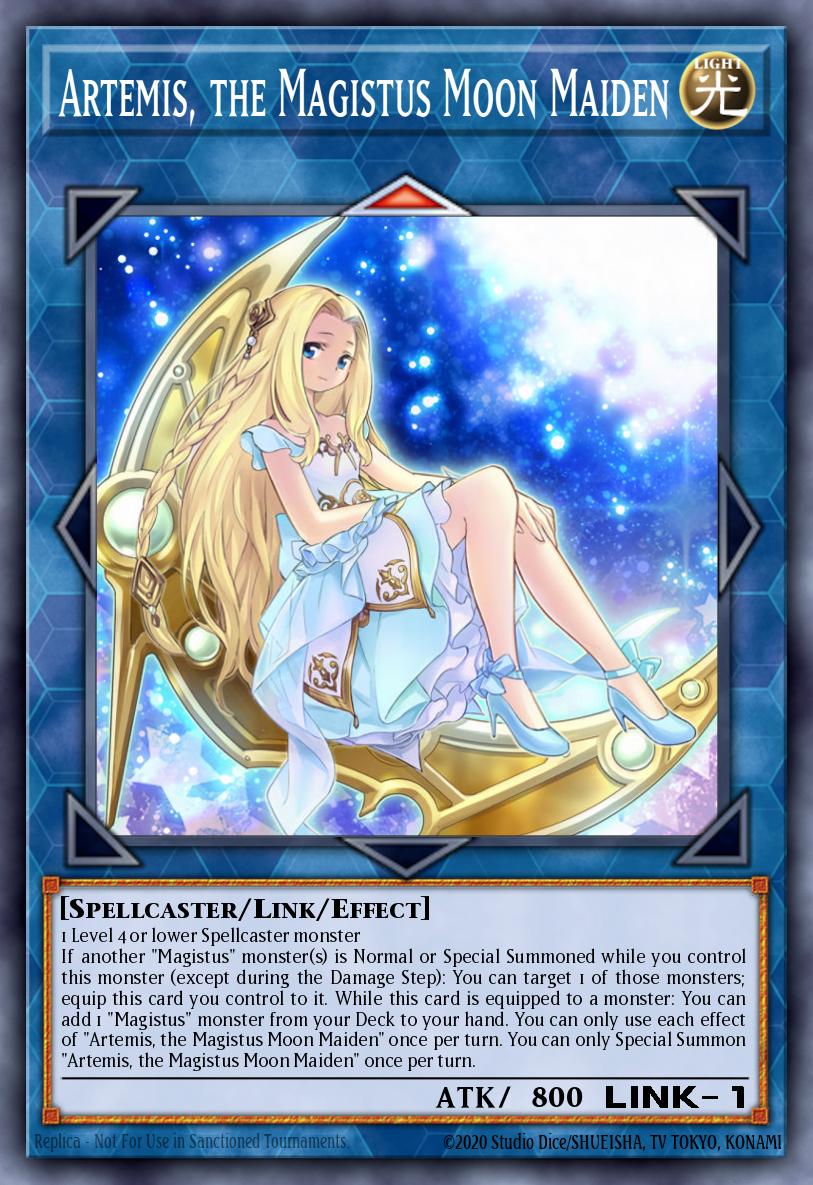 Artemis, the Magistus Moon Maiden UP01-EN017 – Ultimate Tournament Pack 1