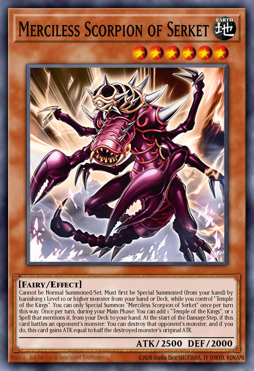 Merciless Scorpion of Serket MZTM-EN002 – Maze of the Master