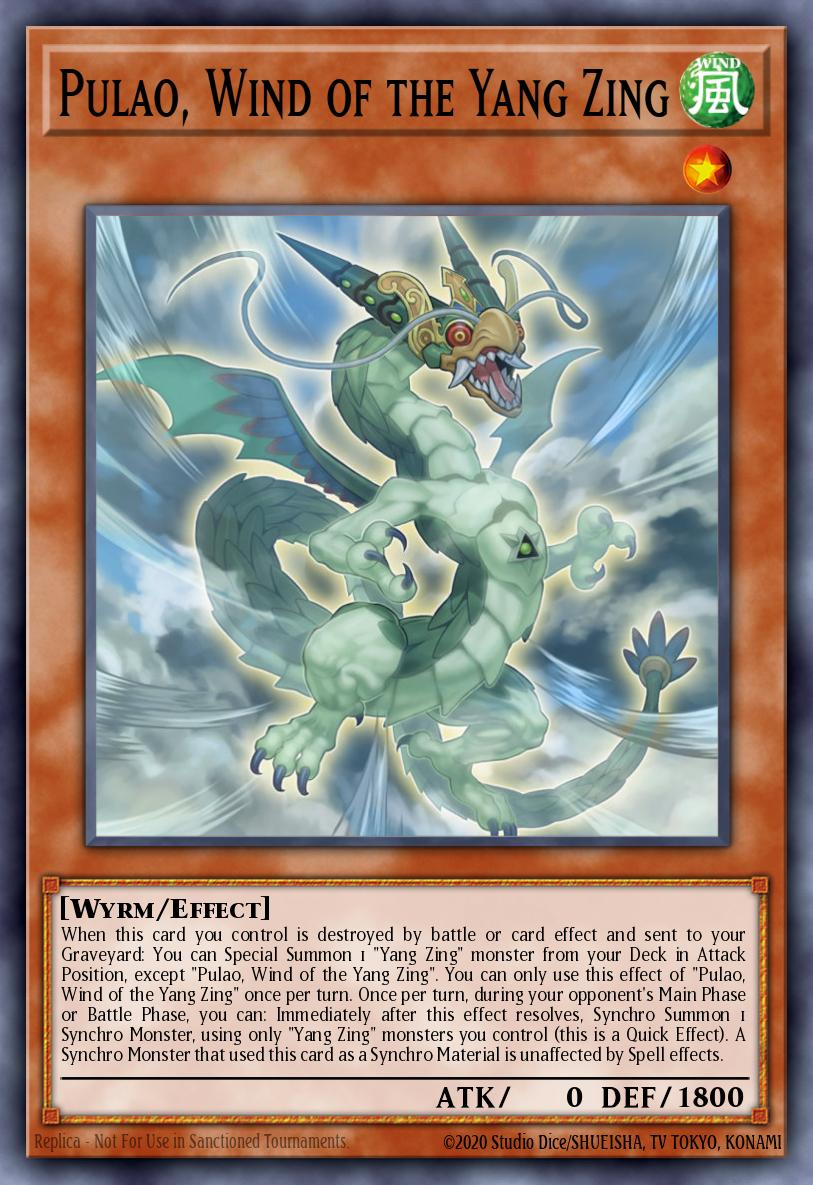 Pulao, Wind of the Yang Zing DUEA-EN031 – Duelist Alliance