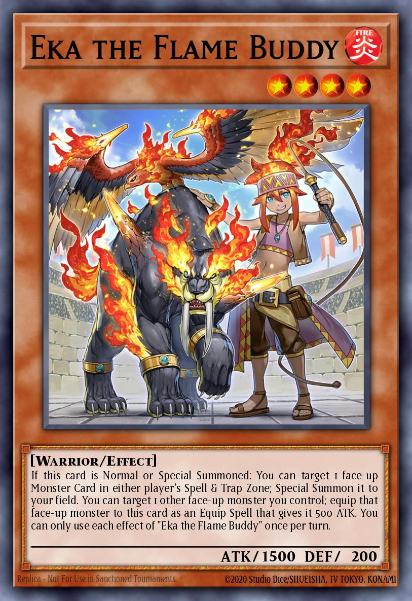 Eka the Flame Buddy POTE-EN034 – Power of the Elements