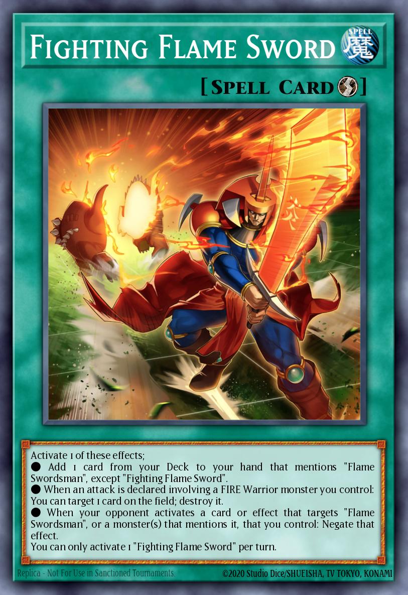 Fighting Flame Sword MZMI-EN008 – Maze of Millennia