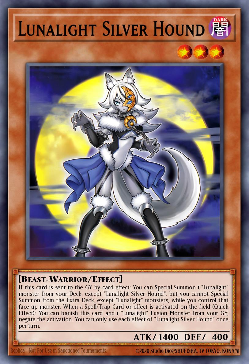Lunalight Silver Hound LAVD-ENL12 – Legendary Arc-V Decks