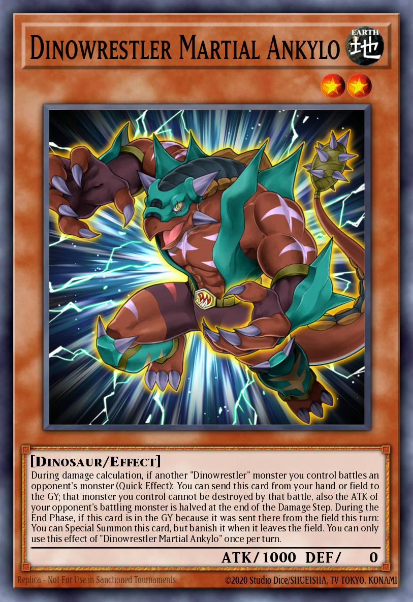 Dinowrestler Martial Ankylo MP20-EN104 – 2020 Tin of Lost Memories Mega Pack