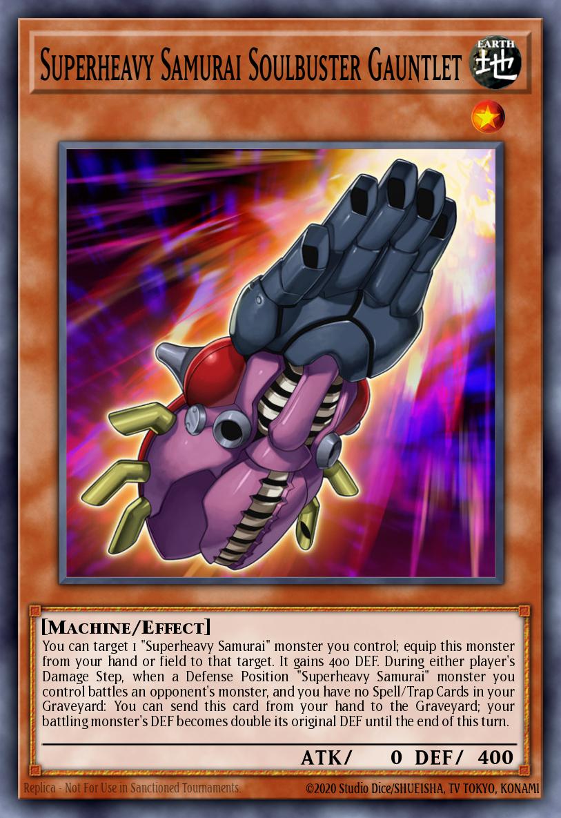 Superheavy Samurai Soulbuster Gauntlet MP16-EN008 – 2016 Mega-Tin Mega Pack
