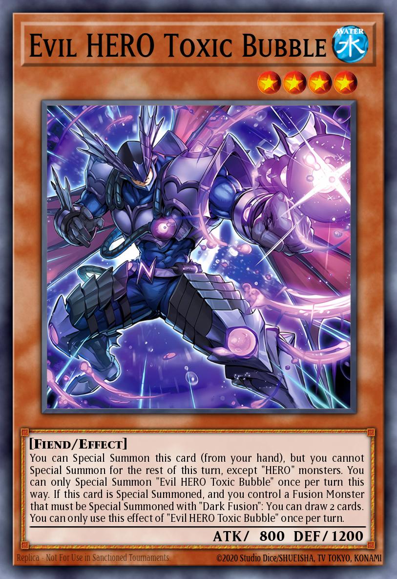 Evil HERO Toxic Bubble SUDA-EN001 – Supreme Darkness