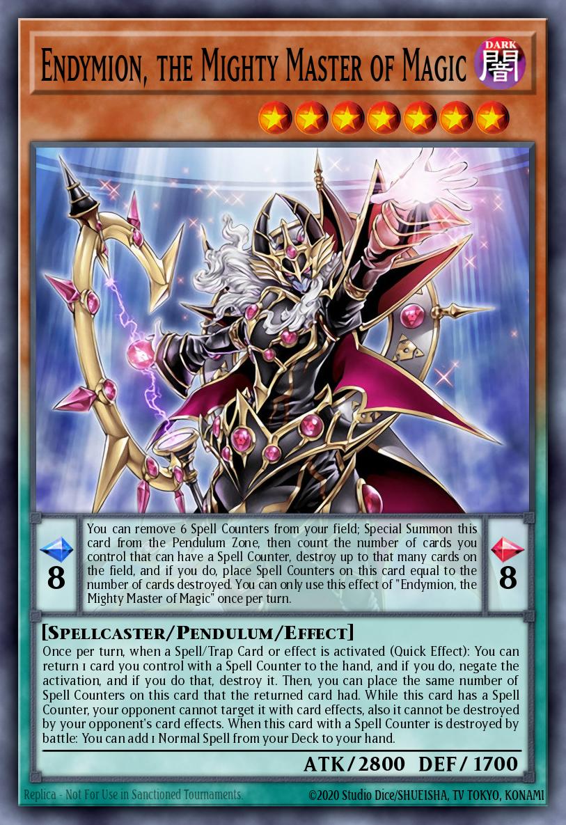 Endymion, the Mighty Master of Magic SR08-EN001 – Structure Deck: Order of the Spellcasters