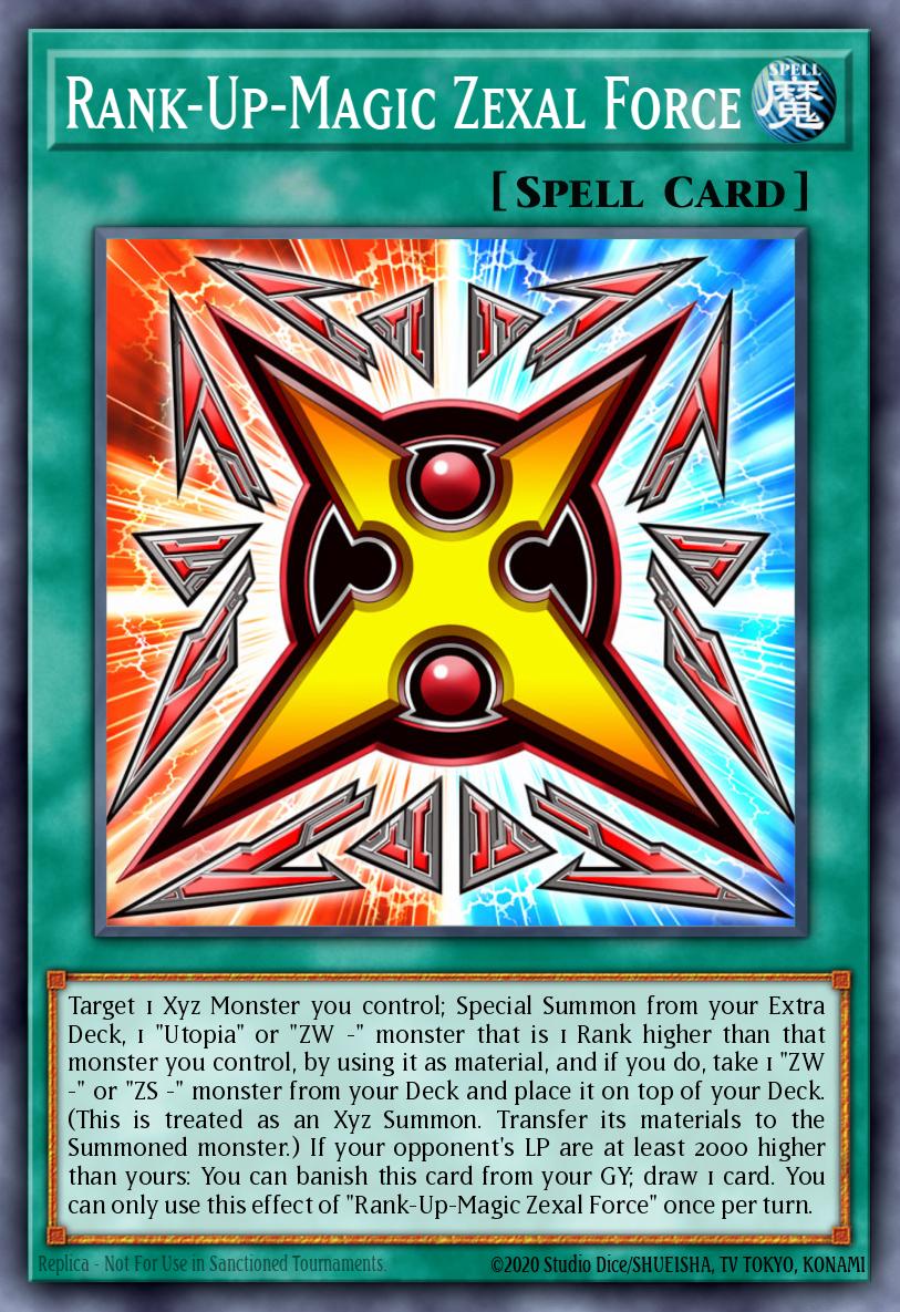 Rank-Up-Magic Zexal Force MP22-EN090 – 2022 Tin of the Pharaoh's Gods