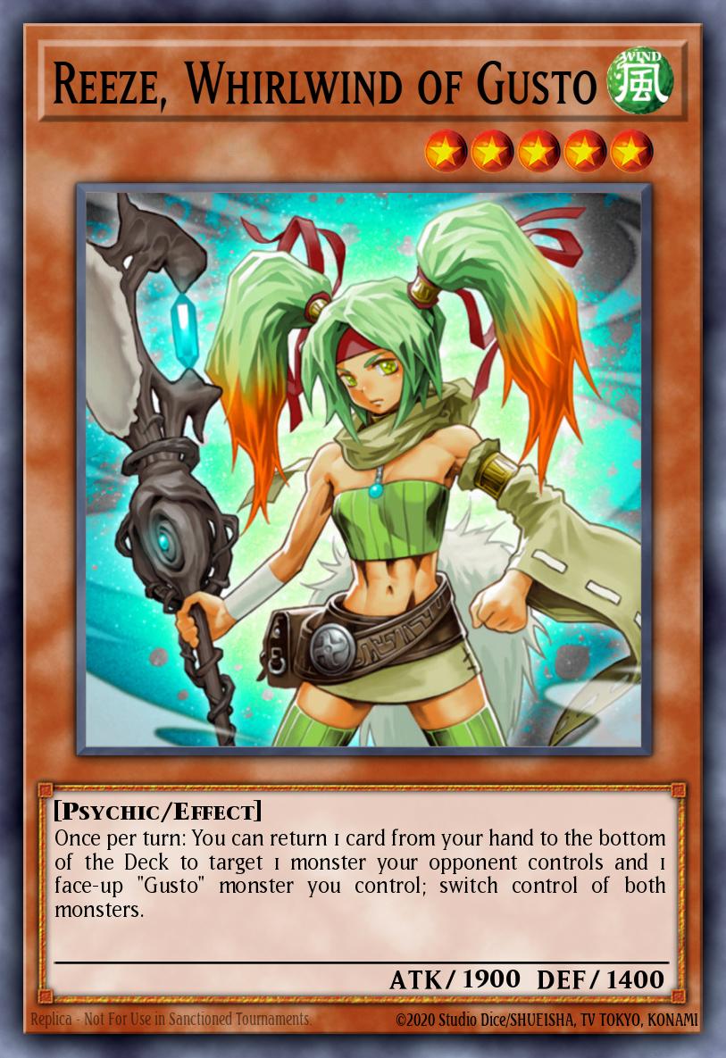Reeze, Whirlwind of Gusto DT06-EN027 – Duel Terminal 6a