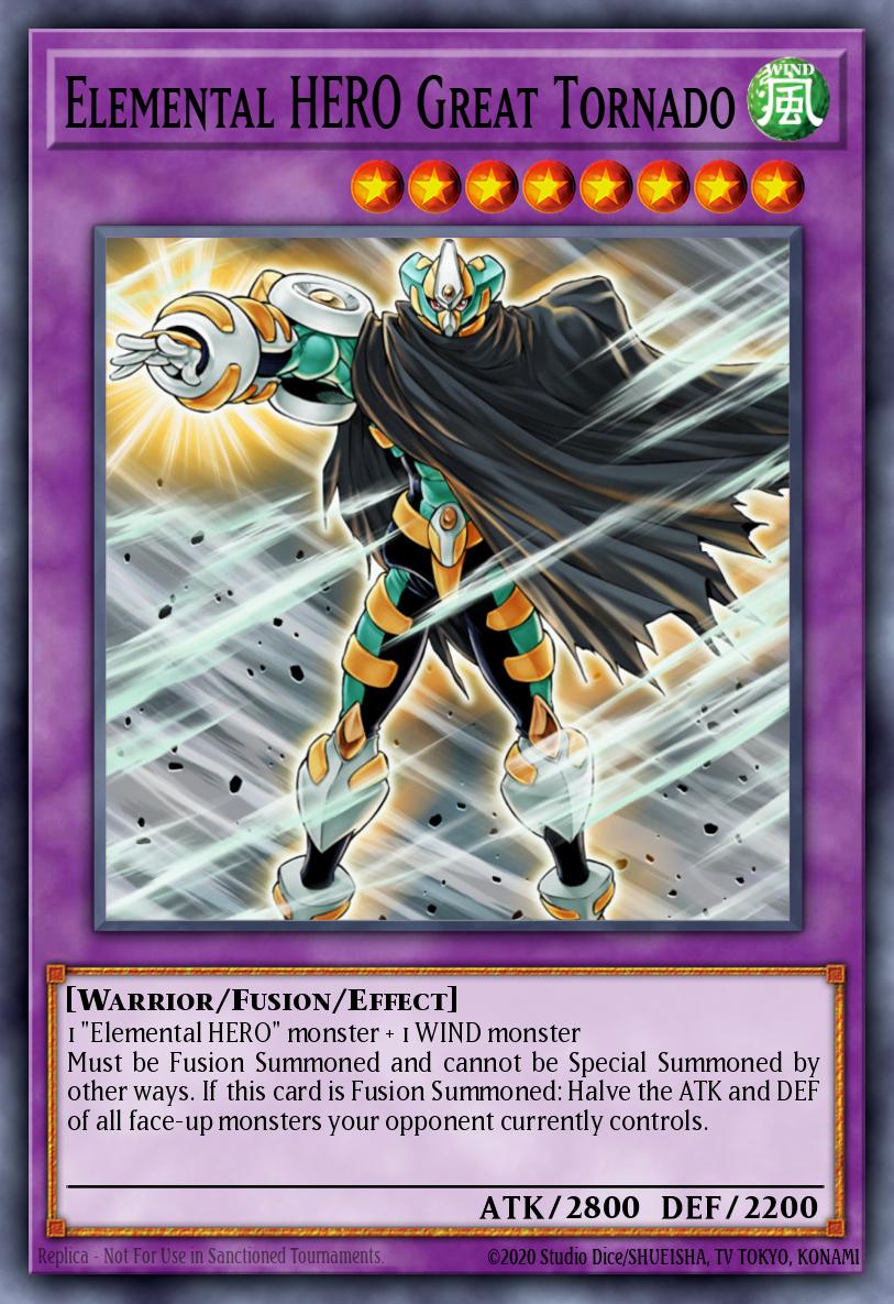 Elemental HERO Great Tornado LC02-EN010 – Legendary Collection 2: The Duel Academy Years