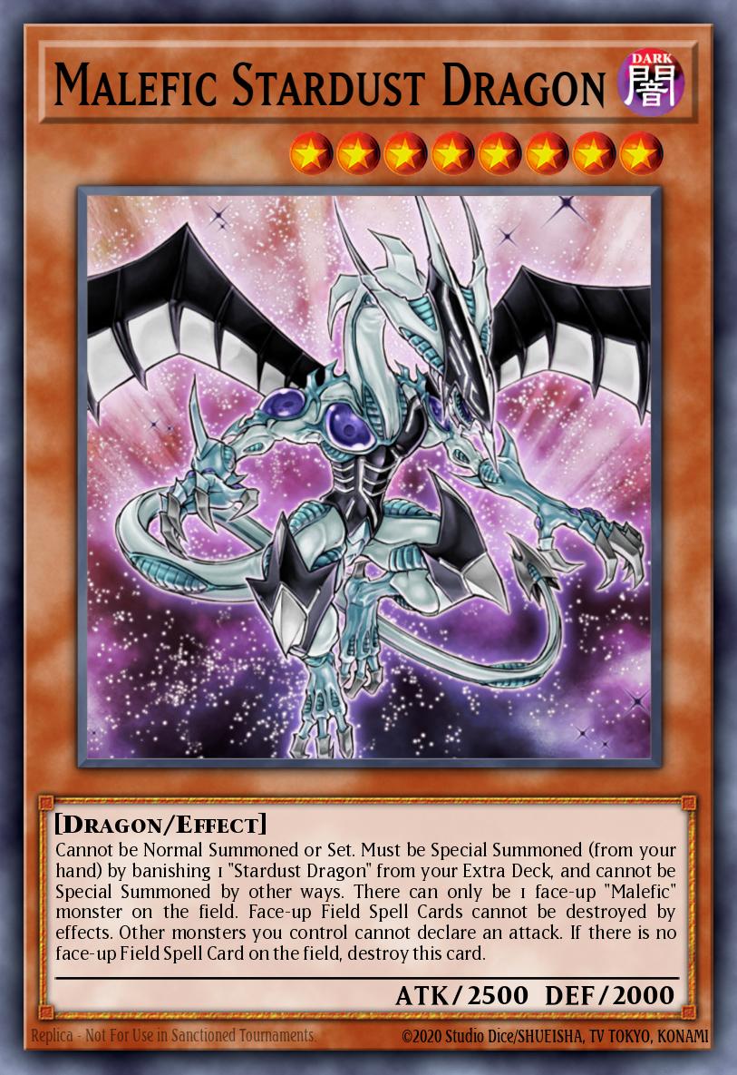 Malefic Stardust Dragon JUMP-EN043 – Shonen Jump Vol. 8, Issue 9 promotional card