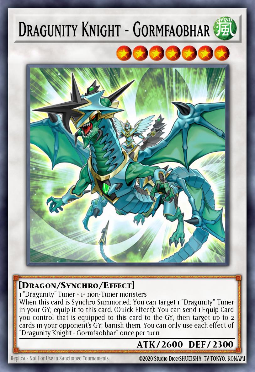 Dragunity Knight - Gormfaobhar BLVO-EN045 – Blazing Vortex