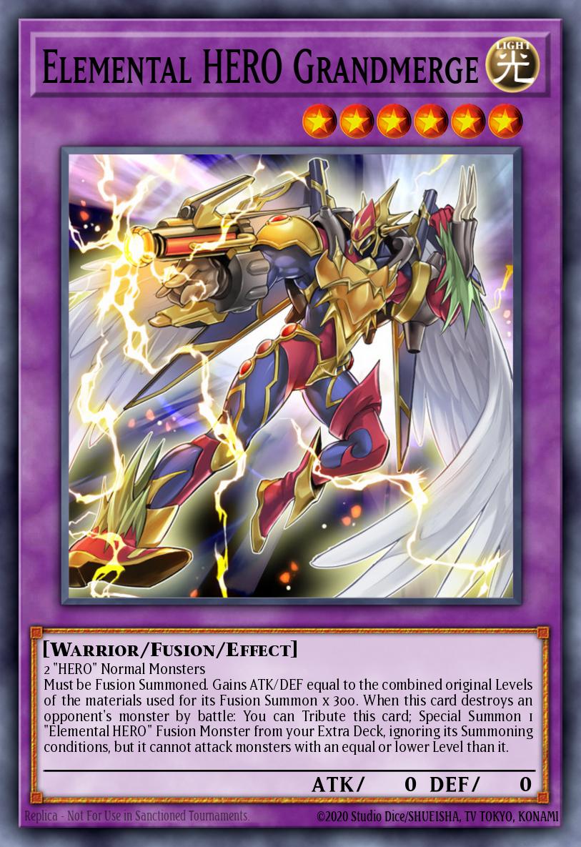 Elemental HERO Grandmerge DUPO-EN004 – Duel Power